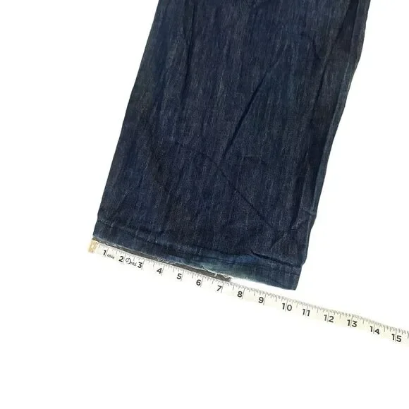 Men's 38 South Pole Denim Y2K Wide Leg Baggy Hip Hop Skater Jeans RN 82628